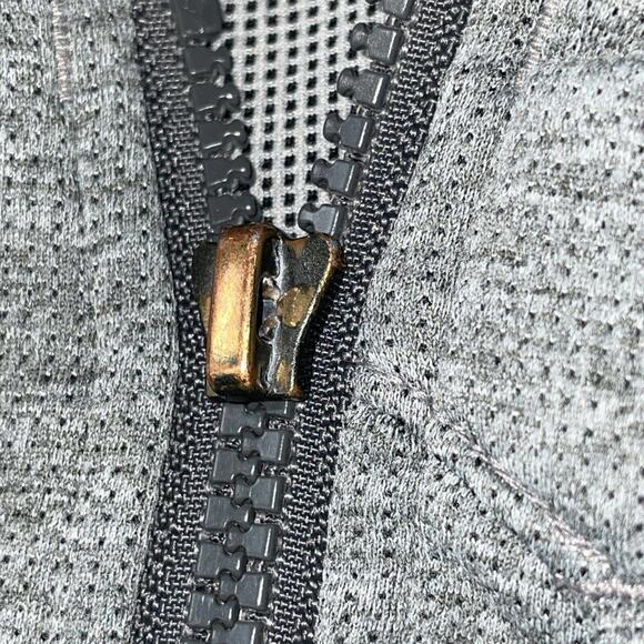 Marmot Light weight Gray Full Zip Hooded Sweater Jacket men's Size M - Picture 5 of 7